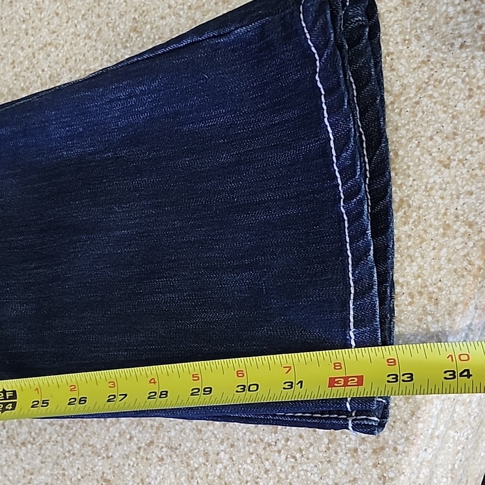 NWOT Twentyone Black by Rue 21 Bling Boot Cut Jeans Size 3/4 - Picture 11 of 13